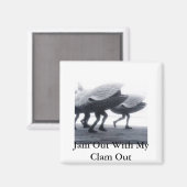 Clam magneet (Voorkant / Achterkant)