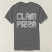 Clam Pizza Retro 70s 80s Funny T-shirt (Design voorkant)