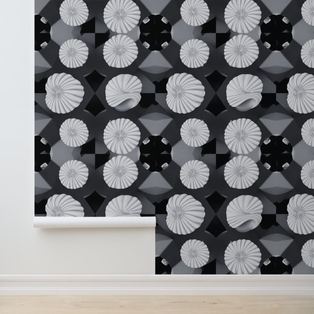 Clam Seashell Behang (Applicatie)