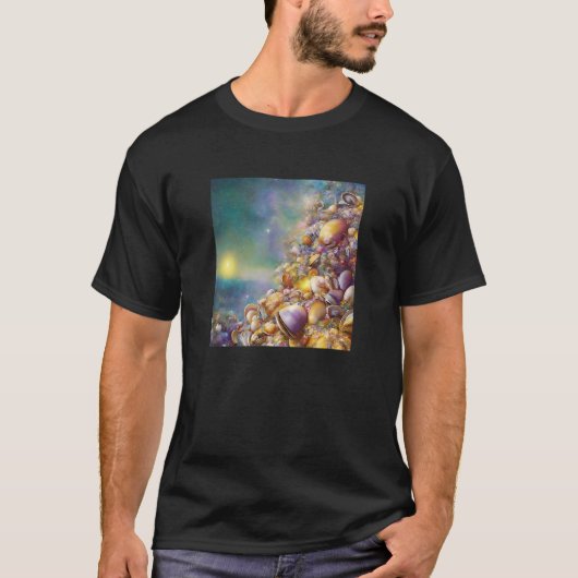 Clam Seashell Shell Collector Beach Ocean Coastal T-shirt (Voorkant)