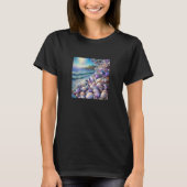 Clam Seashell Shell Collector Beach Ocean Coastal T-shirt (Voorkant)