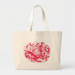 Clam Shack Beach Bag Grote Tote Bag