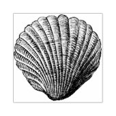 Clam Shell Rubber Art Stamp Rubberstempel (Afrduk)