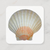 Clam Shell Vierkante Visitekaartje (Voorkant)