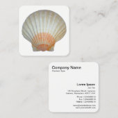Clam Shell Vierkante Visitekaartje (Voorkant / Achterkant)