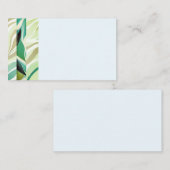 , clam, tropisch algemeen gebruik visitekaartje (Voorkant / Achterkant)