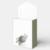 Clam Waterverf Stroke Wedding Bedankdoosjes (Geopend)