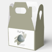 Clam Waterverf Stroke Wedding Bedankdoosjes (Geopend)