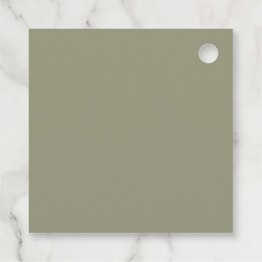 Clam Waterverf Stroke Wedding Gift Bedankjes Labels (Achterkant)