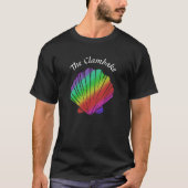 Clambake Name Rainbow Clam Unisex T-shirt (Voorkant)