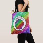 Clambake Rainbow Clam Shellfish Pattern All Print Tote Bag (Dichtbij)