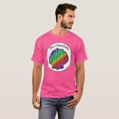 Clambake Rainbow Clam Unisex T-shirt (Voorkant volledig)