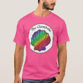 Clambake Rainbow Clam Unisex T-shirt (Voorkant)
