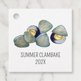 Clambake Rhode Island Nieuw Engeland Vis en zeevru Bedankjes Labels