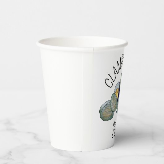 Clambake Rhode Island Nieuw Engeland Vis en zeevru Papieren Bekers (Rechts)