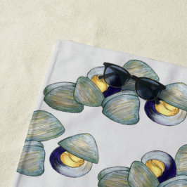 Clambake Rhode Island Nieuw Engeland Vis en zeevru Strandlaken