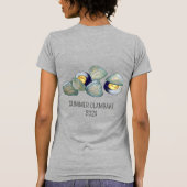 Clambake Rhode Island Nieuw Engeland Vis en zeevru T-shirt (Achterkant)