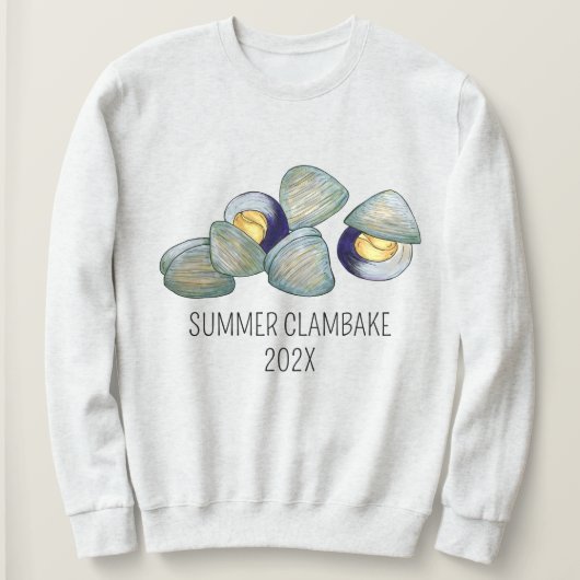 Clambake Rhode Island Nieuw Engeland Vis en zeevru Trui (Design voorkant)