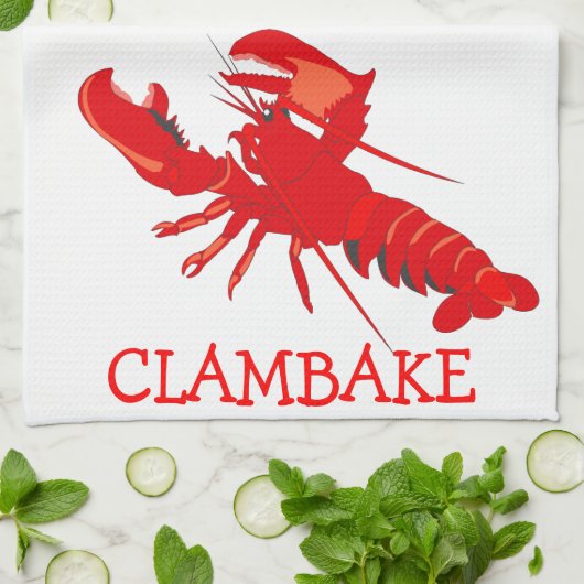 Clambake Theedoek (Gevouwen)
