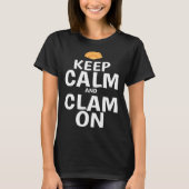Clamming Sea Shelling Rake Clam Digging Razor Clam T-shirt (Voorkant)