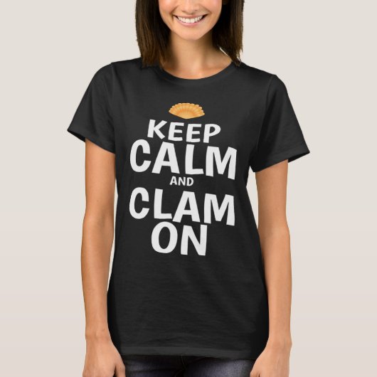 Clamming Sea Shelling Rake Clam Digging Razor Clam T-shirt (Voorkant)