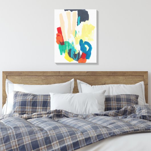 Clamor I Canvas Afdruk (Insitu (Slaapkamer))