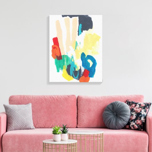 Clamor I Canvas Afdruk (Insitu (Woonkamer))