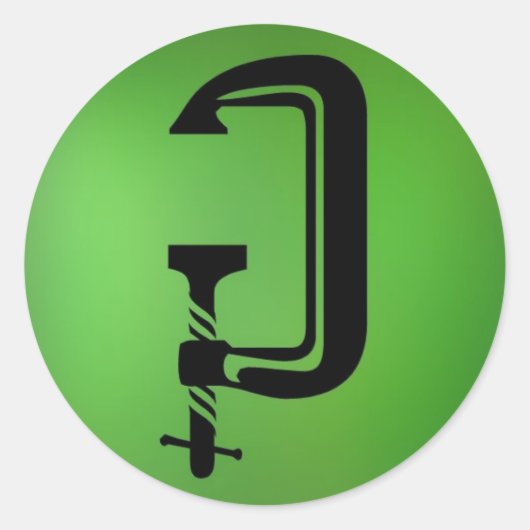 Clamp AH2010 Vierkante Sticker (Voorkant)