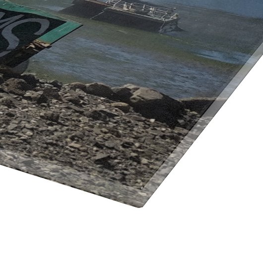 Clams op Orcas Island snijplank (Hoek)