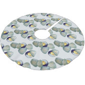 Clams Seafood Clambake Beach Ocean Clam Digging Kerstboom Rok (Gekanteld)