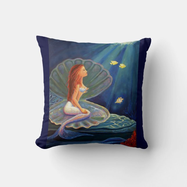Clamshell Mermaid - Sierkussen (Voorkant)