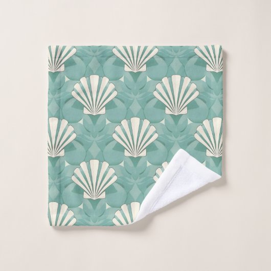 Clamshells Badhanddoek Set Bad Handdoek (Wasdoekje)