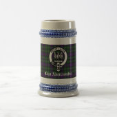 Clan Abercrombie Crest Badge & Tartan Custom Bierpul (Center)