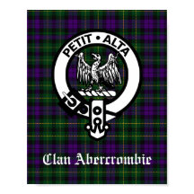 Clan Abercrombie Crest Badge & Tartan