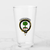 Clan Abercrombie (of Abercromby) Bierglas Glas (Voorkant)