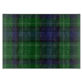 Clan Abercrombie Plaid Glas Snijplank (Voorkant)