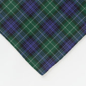Clan Abercrombie Scottish Tartan Pset Pattern Fleece Deken (Hoek)