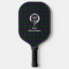 Clan Abercrombie Tartan & Crest Custom Pickleball Paddle