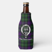 Clan Abercrombie Tartan & Crest Flesjeskoeler (Fles Voorkant)