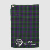 Clan Abercrombie Tartan & Crest Golfhanddoek (Voorkant)