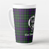 Clan Abercrombie Tartan & Crest Latte Mok (Linkerhoek)