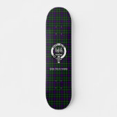 Clan Abercrombie Tartan & Crest Persoonlijk Skateboard (Voorkant)