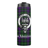 Clan Abercrombie Tartan & Crest Thermosbeker (Voorkant)