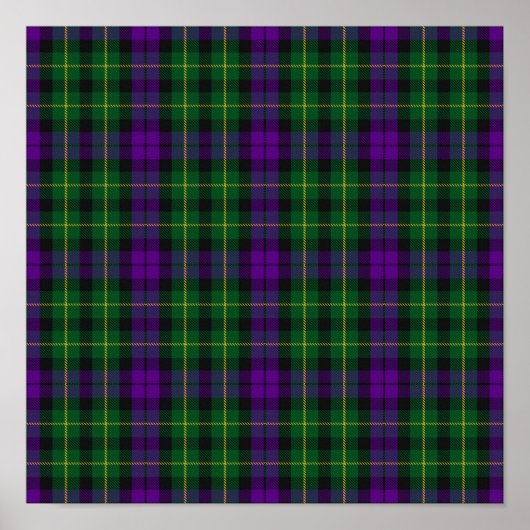 Clan Abercrombie Tartan - Digitaal downloaden Poster (Voorkant)