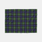 Clan Abercrombie Tartan Fleece Deken (Voorkant (Horizontaal))