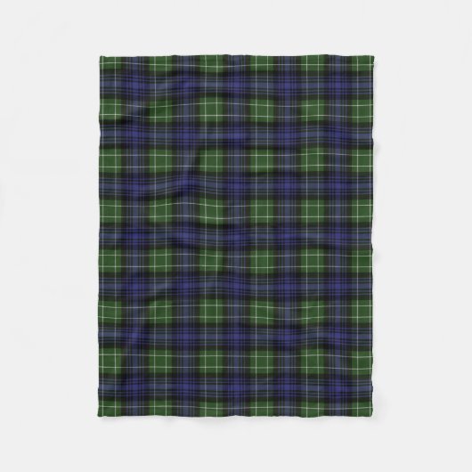 Clan Abercrombie Tartan Fleece Deken (Voorkant)