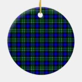 Clan Abercrombie Tartan Keramisch Ornament (Achterkant)