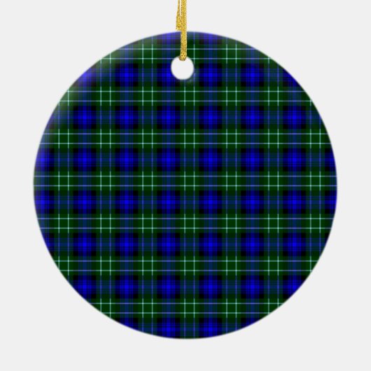 Clan Abercrombie Tartan Keramisch Ornament (Achterkant)