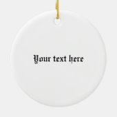 Clan Abercrombie Tartan Keramisch Ornament (Achterkant)