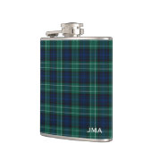 Clan Abercrombie Tartan Monogrammed Heupfles (Links)